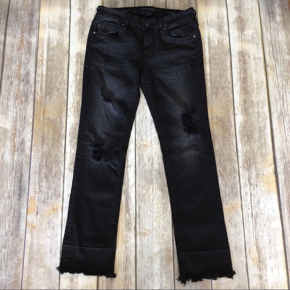 Vigoss The Jagger Crop (Size 26) Black/Gray